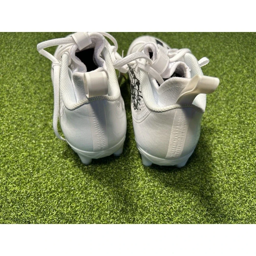 adidas Adizero Scorch Football Cleats GX5126 Men’s Size 8 White/Black NWOB